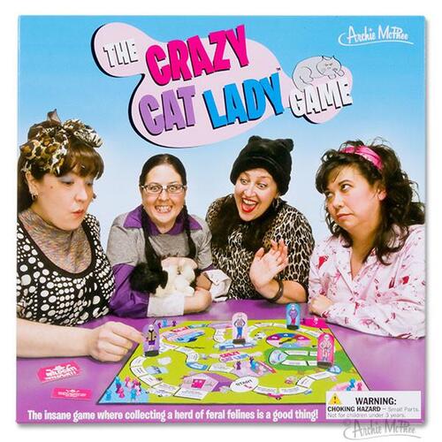 Archie McPhee The Crazy Cat Lady Board Game