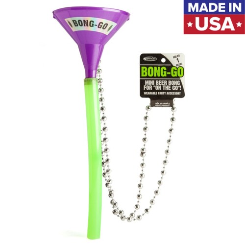 Head Rush Purple  Beer Bong Necklace HR-BMF/Pu bong on the go