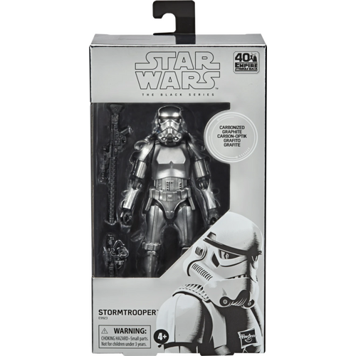 (SW) Star Wars Black Series Carbonized Graphite Stormtrooper Action Figure