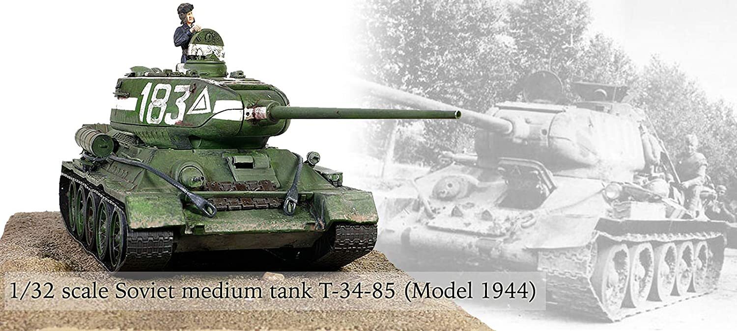 Forces of Valor 801013B,Soviet medium tank T-34-85 Model 1944 1:32