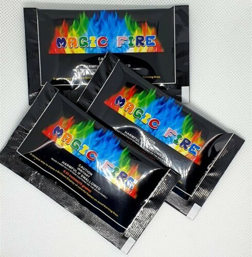 MAGIC FIRE DUST - Creates Rainbow Coloured Flames