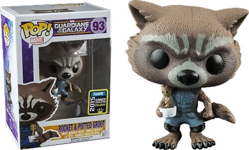 Rocket and potted groot outlet funko pop