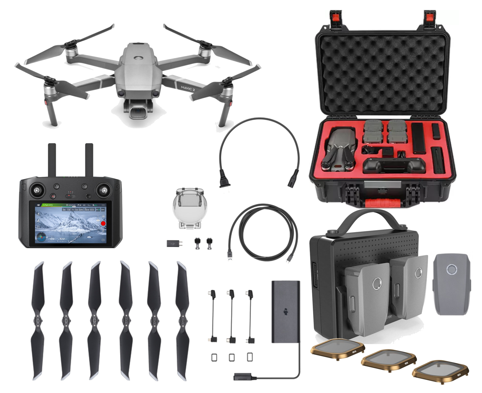 dji mavic 2 pro smart controller bundle