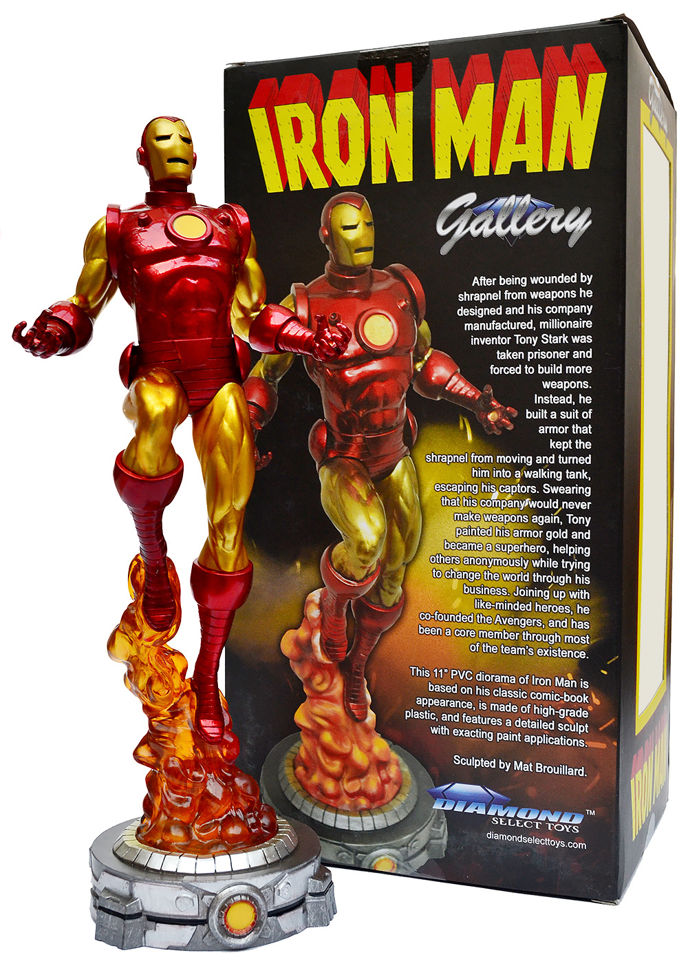 Marvel Iron Man PVC Gallery Diorama Statue