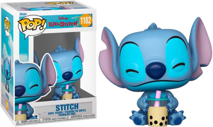 POP 61017 Funko Disney Lilo & Stitch Pop Stitch (With Boba) Vinyl