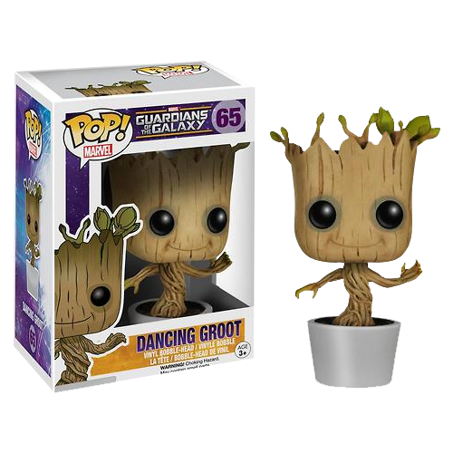 (SW) Guardians of the Galaxy - Dancing Groot Pop! Vinyl #65 White pot
