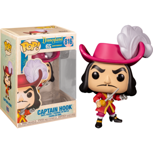 Peter Pan - Captain Hook Disneyland 65th Anniversary #816 Pop! Vinyl