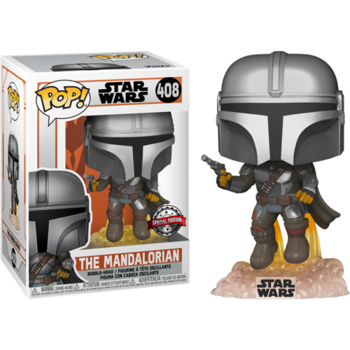 Star Wars: The Mandalorian - The Mandalorian with Jetpack #408 Pop! Vinyl