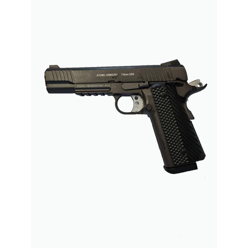Atomic Armoury 1911 Tactical toy gel blaster green gas gbb