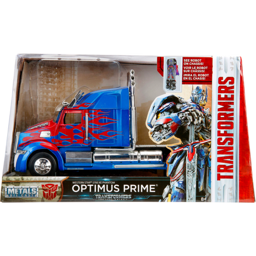 Transformers: The Last Knight - Optimus Prime Western Star 5700 1/24th Hollywood Rides Scale Die-Cast Vehicle Replica (JAD98403)