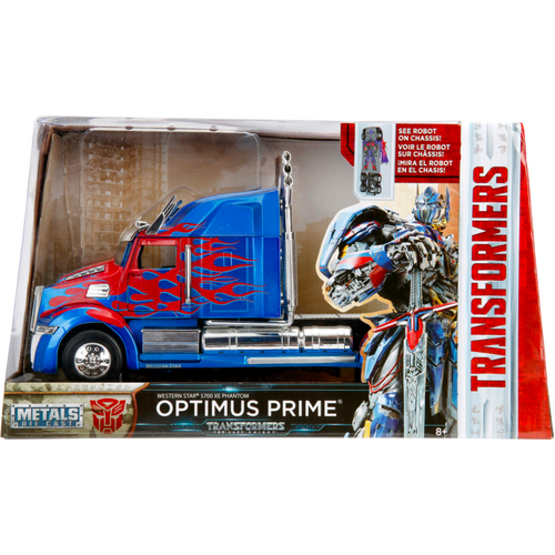 Transformers: The Last Knight - Optimus Prime Western Star 5700 1/24th Hollywood Rides Scale Die-Cast Vehicle Replica (JAD98403)