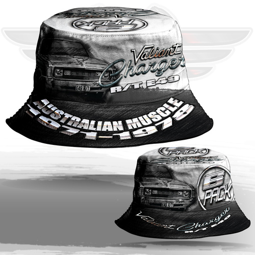 AMC VALIANT CHARGER R/T E49 1971 – 1978 SUBLIMATED BUCKET HAT!