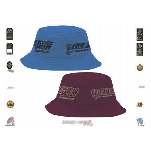STATE OF ORIGIN - NSW ” PLAYING TO WIN” BUCKET HAT