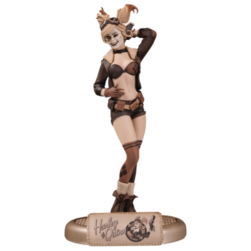 DC Bombshells - Harley Quinn Sepia Tone 11” Statue