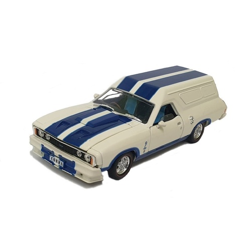 Ford Falcon XC Cobra Panelvan White/Blue Stripes 1:32 Scale Diecast