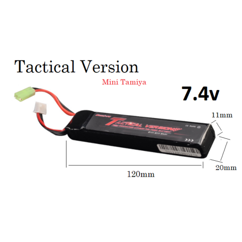 BosLipo 7.4v Tactical Lipo Battery (Tamiya Plug Version) for gel blaster