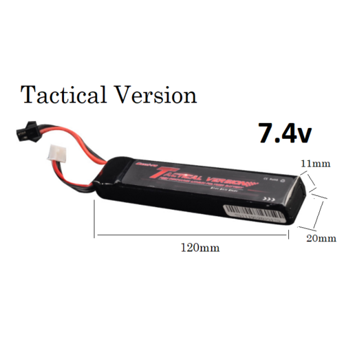 BosLipo 7.4v Tactical Lipo Battery for gel blaster