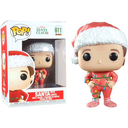 The Santa Clause (1994) - Santa Clause with Lights #611 Pop! Vinyl