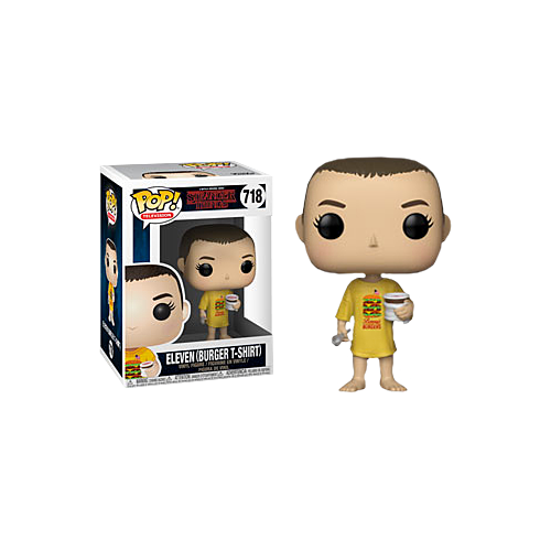 Stranger Things - Eleven in Burger T-Shirt #718 Pop! Vinyl