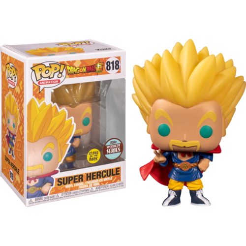 Dragon Ball Super - Super Saiyan Hercule Glow in the Dark #818 Pop! Vinyl