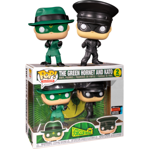 The Green Hornet (1966) - Green Hornet & Kato Pop! Vinyl 2-Pack (2019 Fall Convention Exclusive)