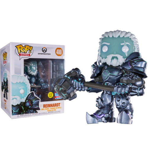 Overwatch - Coldhardt Reinhardt Glow in the Dark 6” Super Sized #400 Pop! Vinyl (2018 Fall Convention Exclusive)