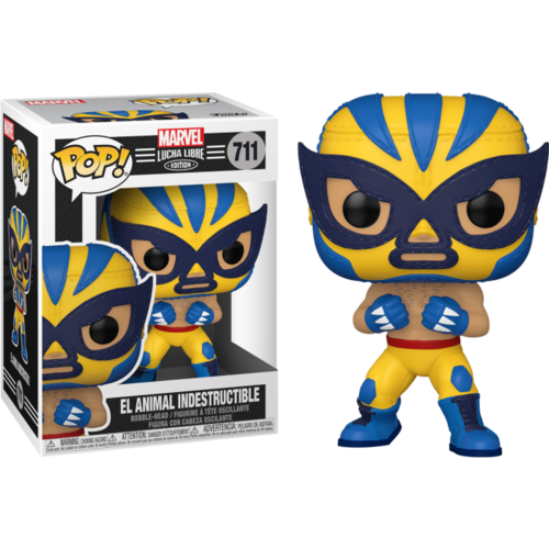 Marvel: Lucha Libre Edition - El Animal Indestructible Wolverine #711 Pop! Vinyl