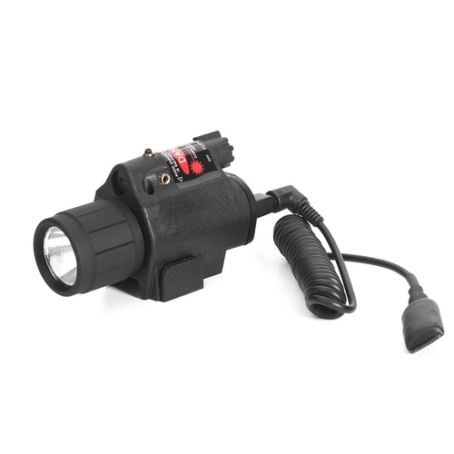 Laser and Flashlight attachment for gel blaster
