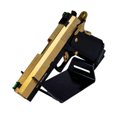 JG Works Hi-Capa 4.3 Gold CO2 GBB Pistol Gel Blaster FREE Pistol stand and bag of the hardest gels on purchase!