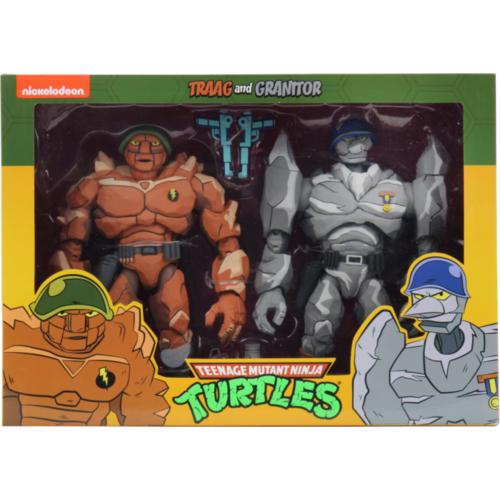 Teenage Mutant Ninja Turtles (1987) - Traag & Granitor Cartoon Collection 7” Scale Action Figure 2-Pack