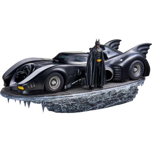 Batman (1989) - Batmobile & Batman Deluxe 1/10th Scale Statue