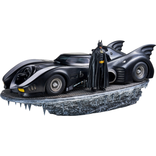 Batman (1989) - Batmobile & Batman Deluxe 1/10th Scale Statue