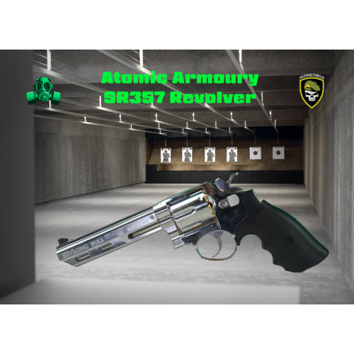 Atomic Armoury SR 357 Revolver Green Gas Gel Blaster