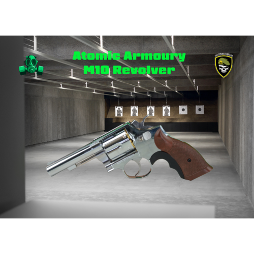 Atomic Armoury M10 Revolver Green Gas Gel Blaster