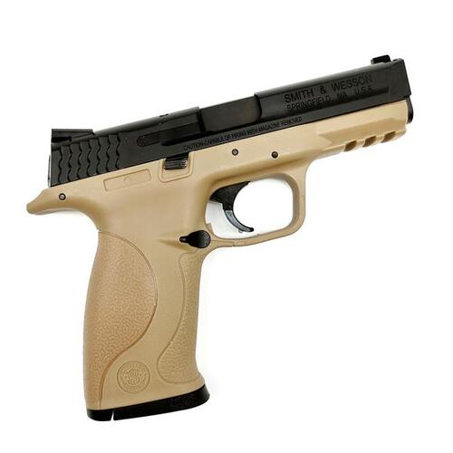 M&P 9 Gas Blowback Gel Blaster, Multi-colour, GBB Pistol BLACK/GOLD FREE Pistol stand and bag of the hardest gels on purchase!