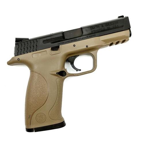 M&P 9 Gas Blowback Gel Blaster, Multi-colour, GBB Pistol BLACK/TAN FREE Pistol stand and bag of the hardest gels on purchase!
