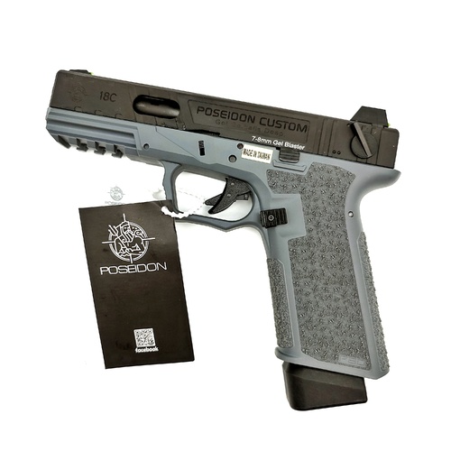 Poseidon P18 EVO II [Black/Grey] - GBB Gel Blaster Pistol