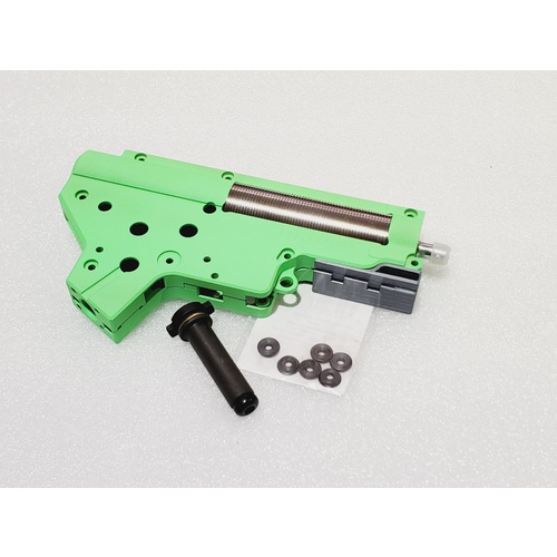Retroarms Green Cerakoted CNC V2 Gearbox kit for Gel Blasters