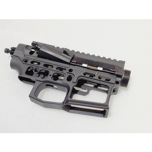 RetroArms CNC Black Skeleton Receiver for Gel Blasters
