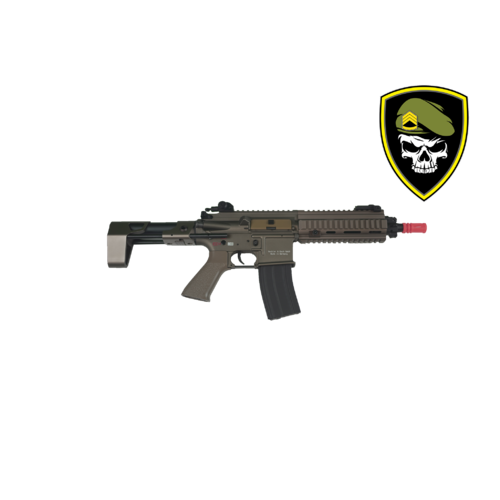 Full Metal HK416 CQB Gel Blaster Atomic Armoury x Double Bell sand