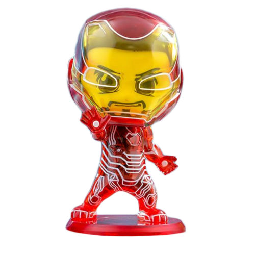 Avengers 3: Infinity War - Iron Man Mark L (50) Holographic Version Cosbaby 3.75” Hot Toys Bobble-Head Figure
