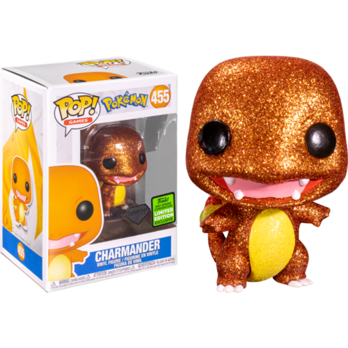 (SW) Pokemon - Charmander Diamond Glitter #455 Pop! Vinyl (2021 Spring Convention Exclusive)