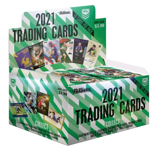 Rugby League - 2021 Traders Cards Display Factory sealed box