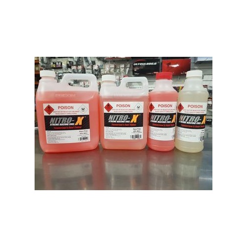 Nitro-X 0499 Yellow Blend A/C 20% N Nitro Fuel 1L for rc carts