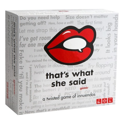 That's What She Said Card Game