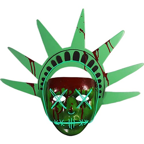 The Purge Lady Liberty Light Up Mask