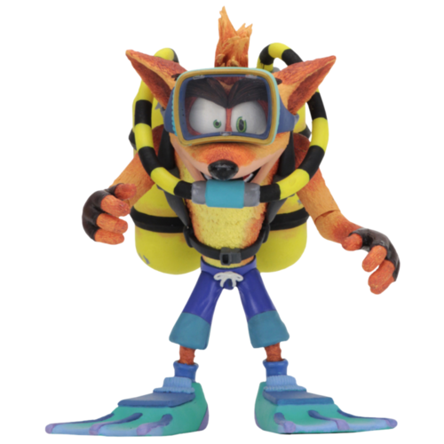 Crash Bandicoot: Warped - Scuba Crash Deluxe 7” Scale Action Figure