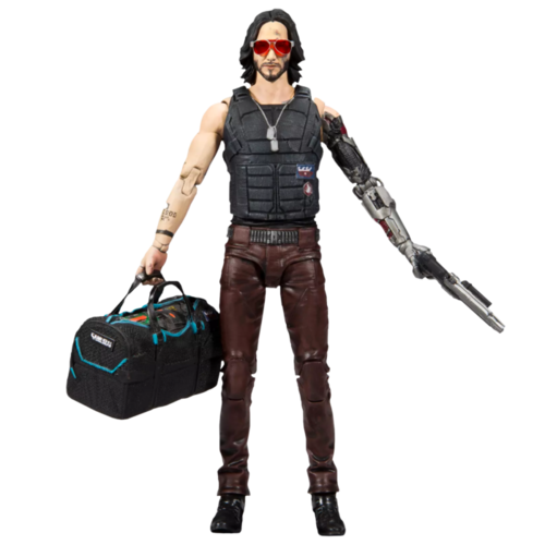 Cyberpunk 2077 - Johnny Silverhand with Duffle Bag 7” Action Figure