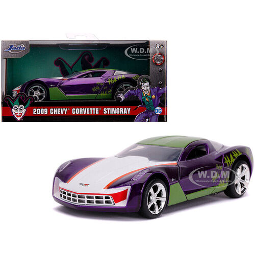 Batman - '09 Corvette Stingray Joker 1:32 Scale Hollywood Ride