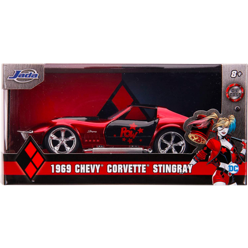 Batman - Harley Quinn’s 1969 Corvette Stingray Hollywood Rides 1/32 Scale Die-Cast Vehicle Replica